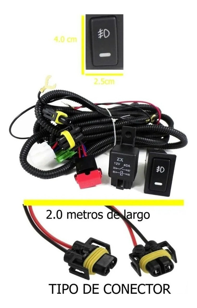 Arnes Para Faros De Niebla C/botonera