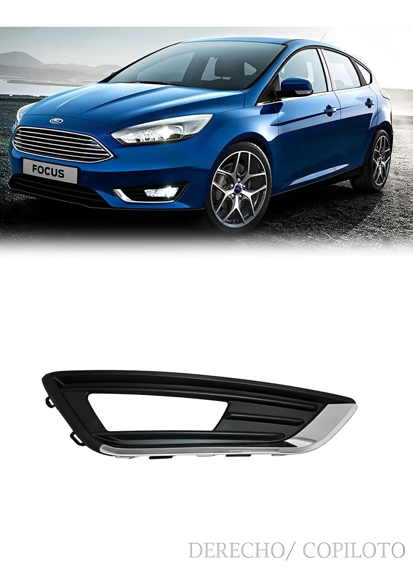 Rejilla Faro Niebla Focus 2015 2016 Filo Cromo