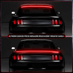 Spoiler Cajuela Led Multifuncional Secuencial Negro 1.28 Mt