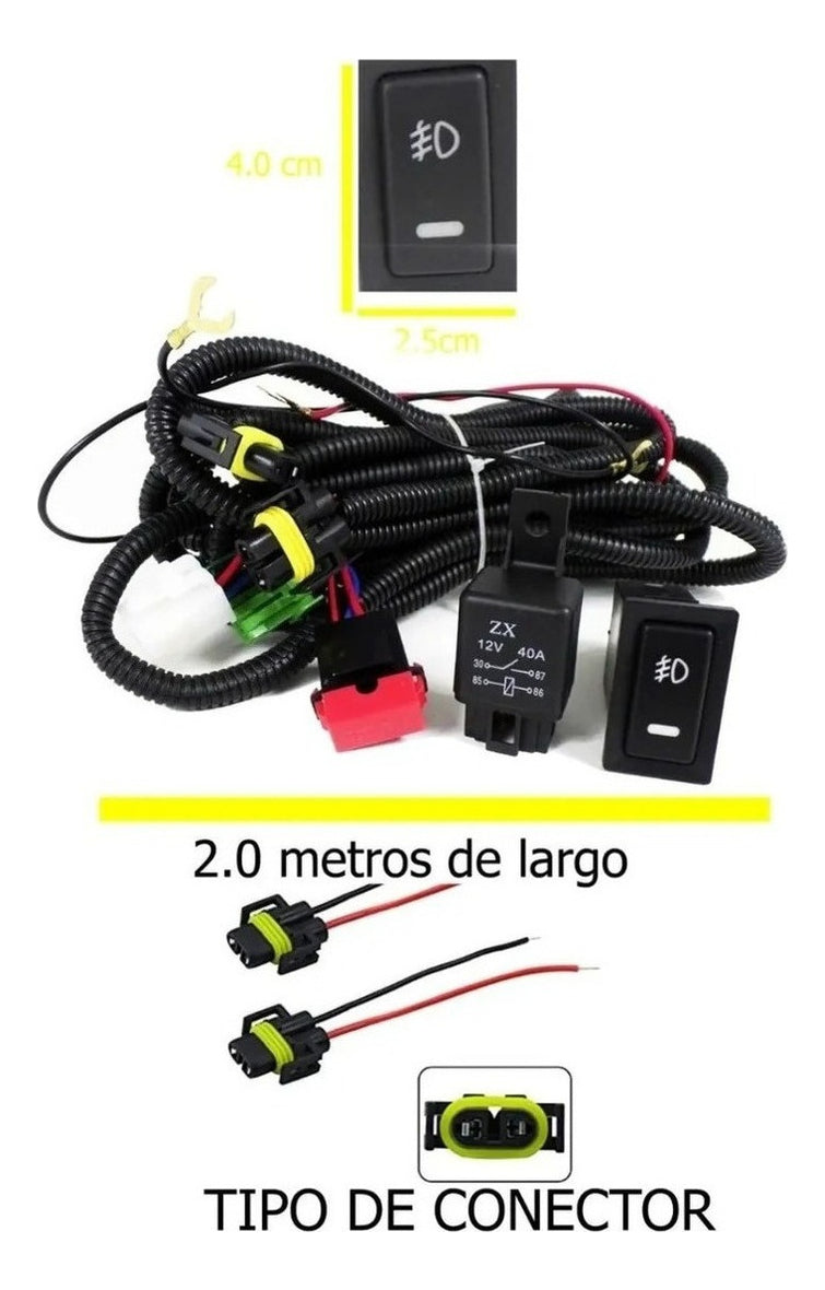 Arnes Para Faros De Niebla C/botonera