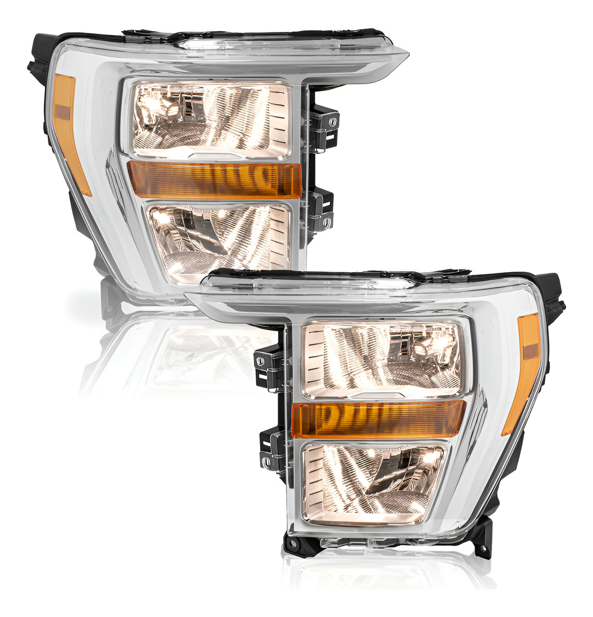 Faro Para F150 Lobo 21-23 C/focos Cromo Izq.