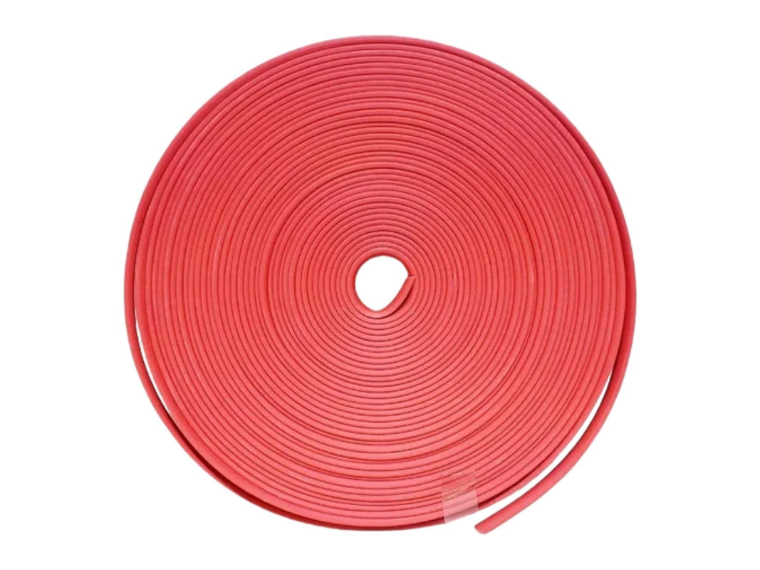 Rollo tira de goma protectora de rines adhesivo 8 mts. Rojo